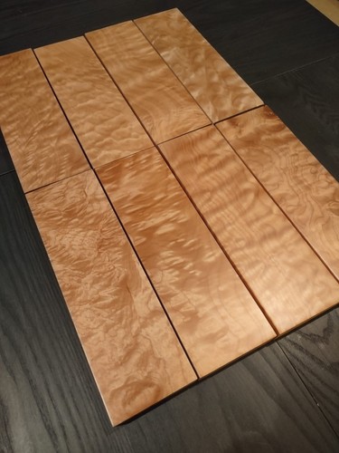 Set 8 figured maple - 8,