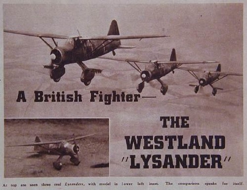 British westland lysander - british,