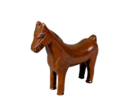 Vintage hand carved - carved, horse