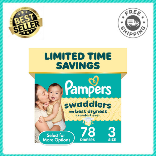 Pampers swaddlers size - 3,, 78