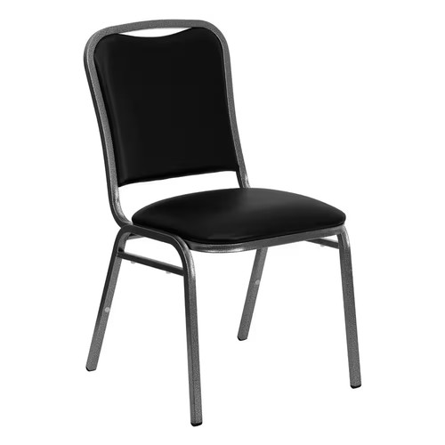 Black vinyl banquet chair - chair, free