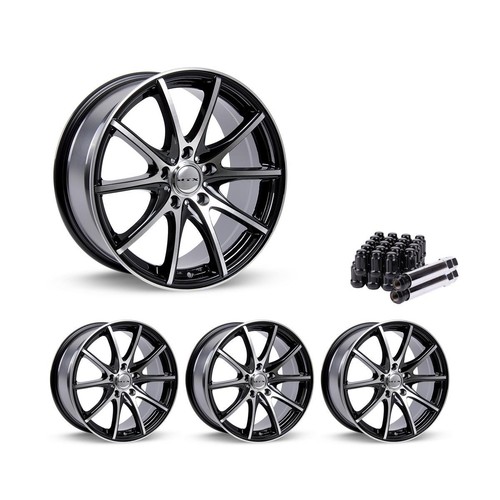 Set black alloy wheel - of,