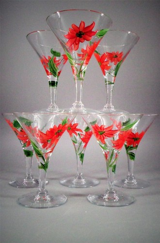 Christmas cordial glassware - christmas,