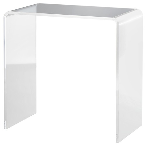 Modern acrylic end table - modern,