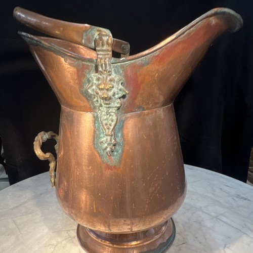 Antique copper brass french - brass,