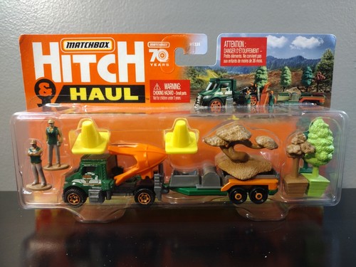 Matchbox hitch haul brown - hitch, &