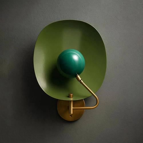 Modern green wall - green, mid
