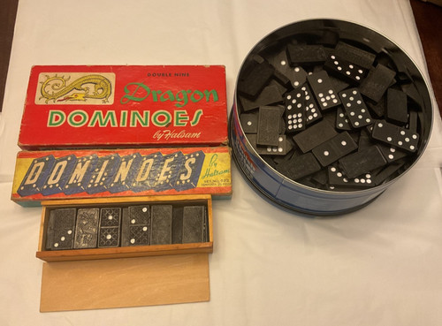 Lot vintage dominoes - vintage,