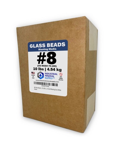 Glass beads 10 lbs or - -,