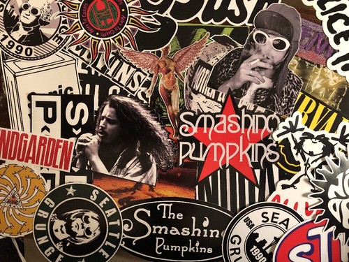 Grunge rock sticker lot kurt - lot,