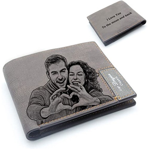 Photo engraved genuine - photo, leather