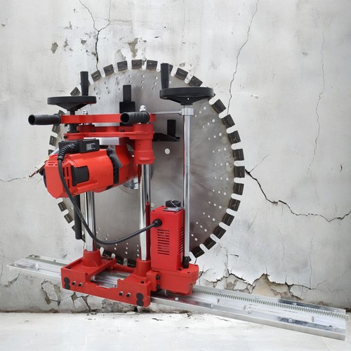 Powerful concrete saw - concrete,