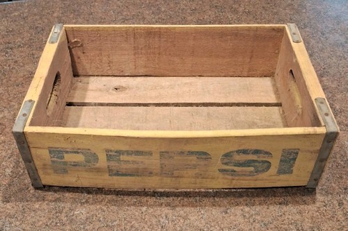 Vintage wood pepsi crate - wood,