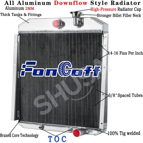 Rows aluminum radiator - 4,
