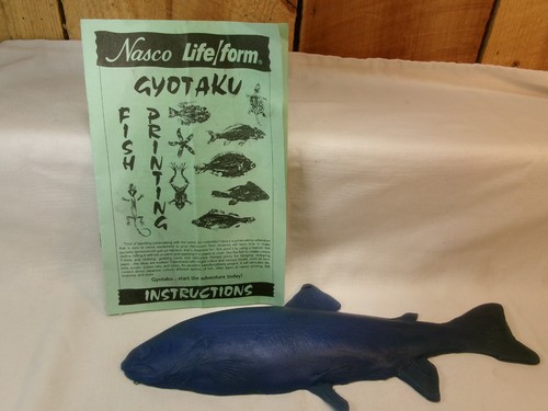 Nasco gyotaku fish rubber - fish,