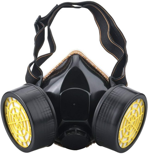 Gas mask painting - mask, spraying