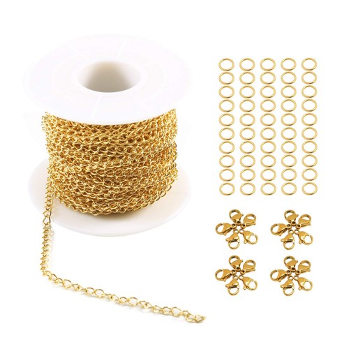 33ft 18k gold - gold, cable