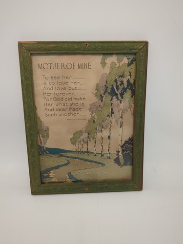 Vintage framed mother - vintage, mine