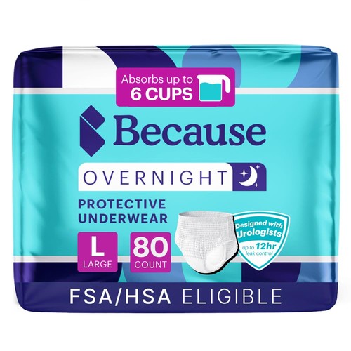 Because overnight absorbency - because,