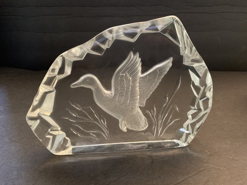 Glass crystal paperweight - glass,