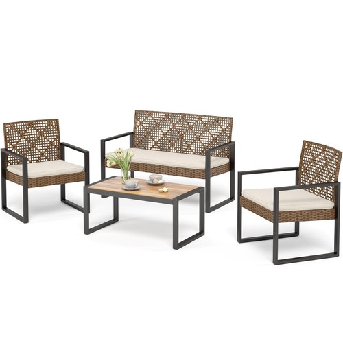 Piece rattan patio - rattan, wicker