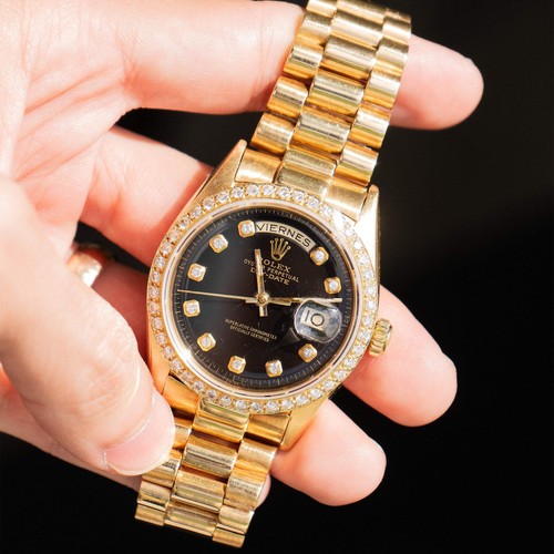 Rolex 1803 day date black - rolex, day-date