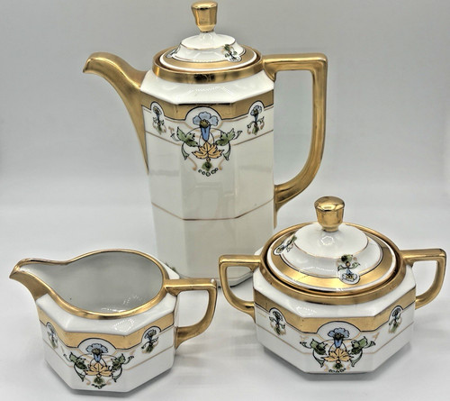 Antique pickard china art deco - antique,