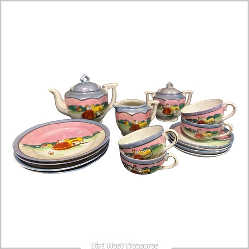 1930s child handpainted - 1930s,
