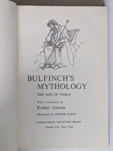 Greek mythology bulfinch the - mythology,