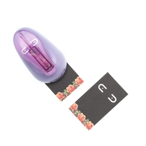 Leverback earring card punch - card,