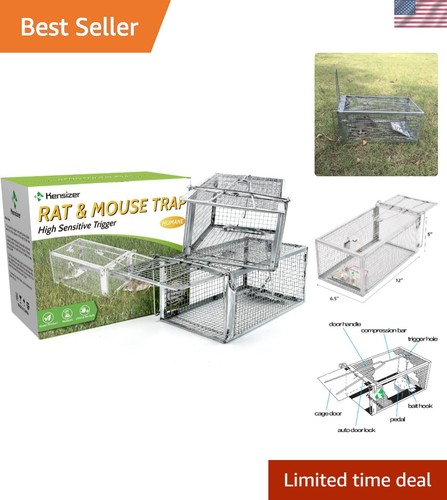 Pack animal humane live cage - humane,