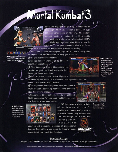 Mortal kombat arcade game - arcade,