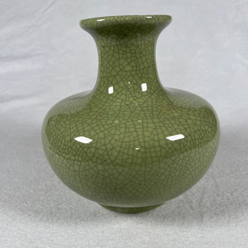Green crackle glaze ceramic - crackle,