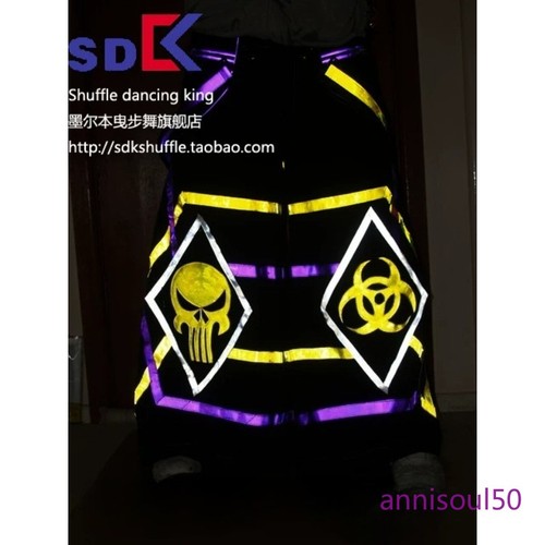 Pants rave gear reflective - pants,