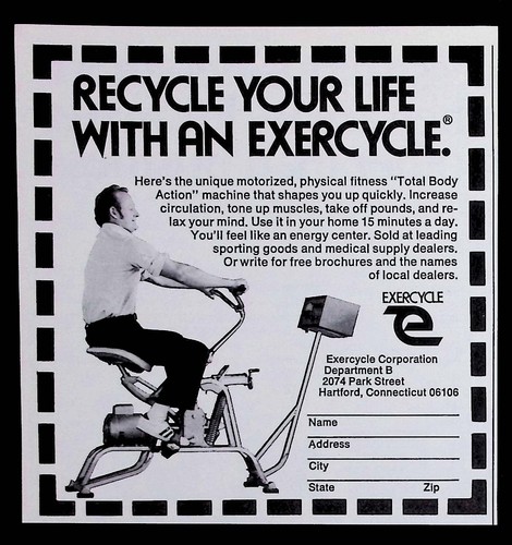 Exercycle standing bicycle - exercycle,