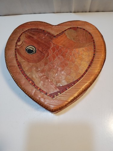 Koi goldfish trinket - koi, box