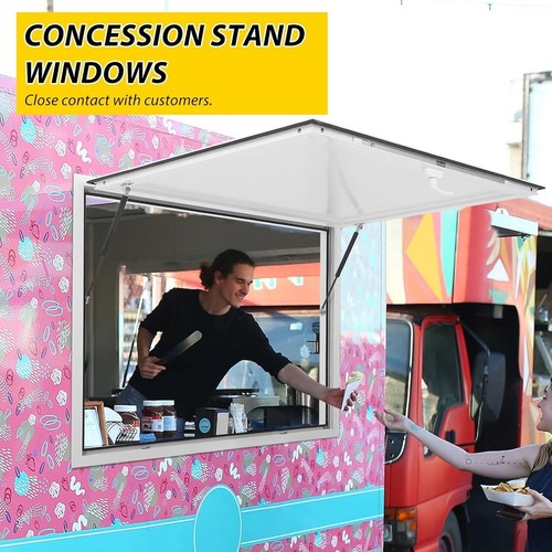 Aluminum concession window - concession,