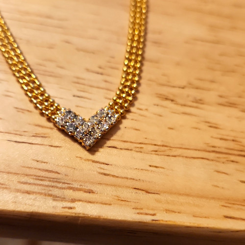 Gold tone snake chain - gold-tone,
