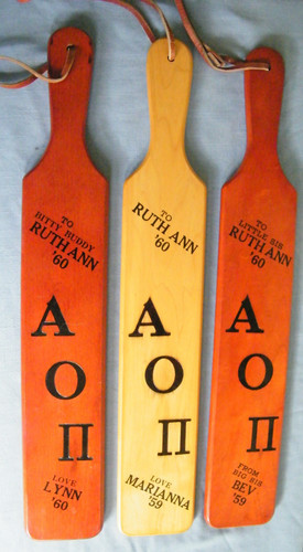 Lot vintage sorority wood - 3,