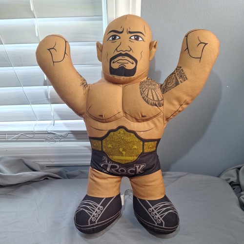 The rock wwe brawlin - wwe, 16"