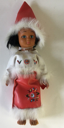 Regal eskimo inuit - doll, faux