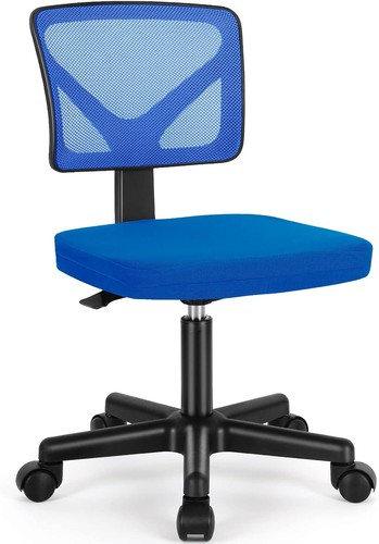 Small armless desk chair mesh - chair,