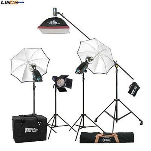 Studio strobe flash light kit - studio,