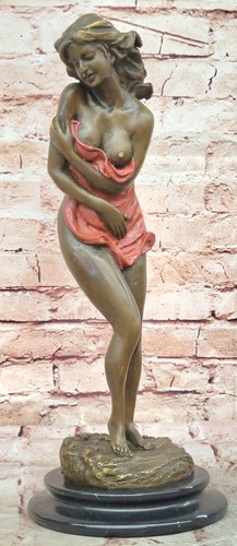 Bronze nude woman sculpture - woman,