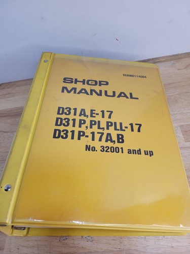 Komatsu d31a d31p pl - komatsu, e-17,