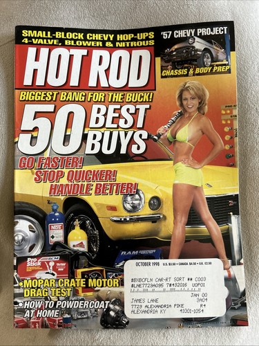 Hot rod magazine october - rod,