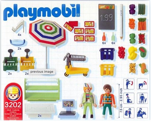 Playmobil 3201 3202 deli - playmobil,