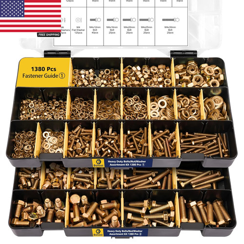 1380pcs nuts and bolts - and,