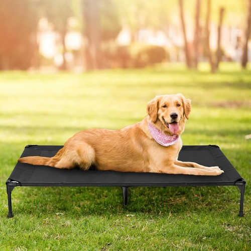 Elevated dog bed for - large,