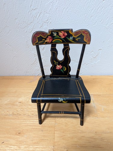 Antique miniature wooden chair - miniature,